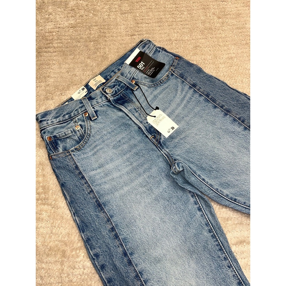 NWT Levi's Premium 501 '90s Jeans Medium Wash 26x32 Rigid Button Fly